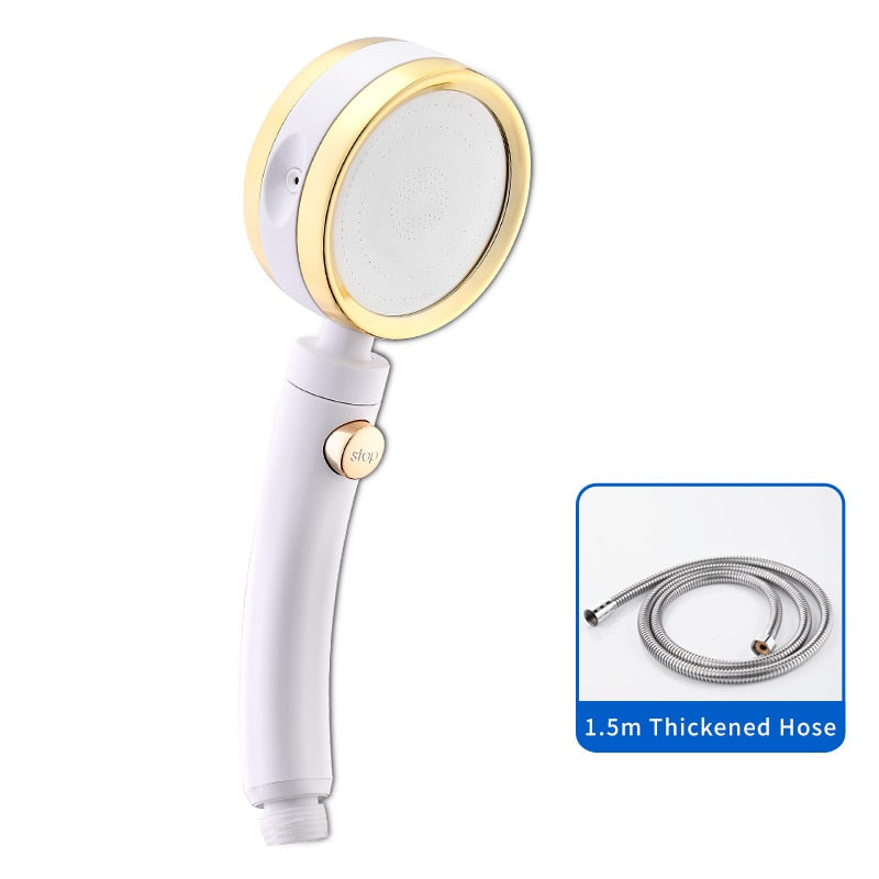 Handheld-Shower-Head-High-Pressure-5-Function-Adjustable-Bath-Shower-Jets-with-On/Off-Pause-Switch-Removable-Filter-with-Hose