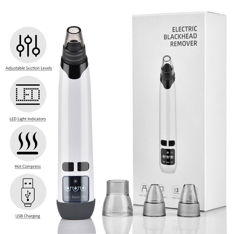 Elektrischer-USB-Gesichtsreiniger-/-Pflegepeeler-Mitesserentferner