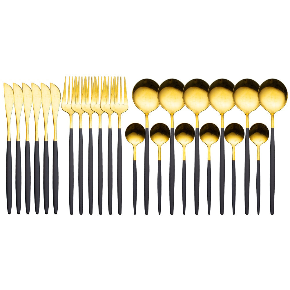 24pcs-Gold-Dinnerware-Set-Stainless-Steel-Tableware-Set-Knife-Fork-Spoon-Luxury-Cutlery-Set-Gift-Box-Flatware-Dishwasher-Safe