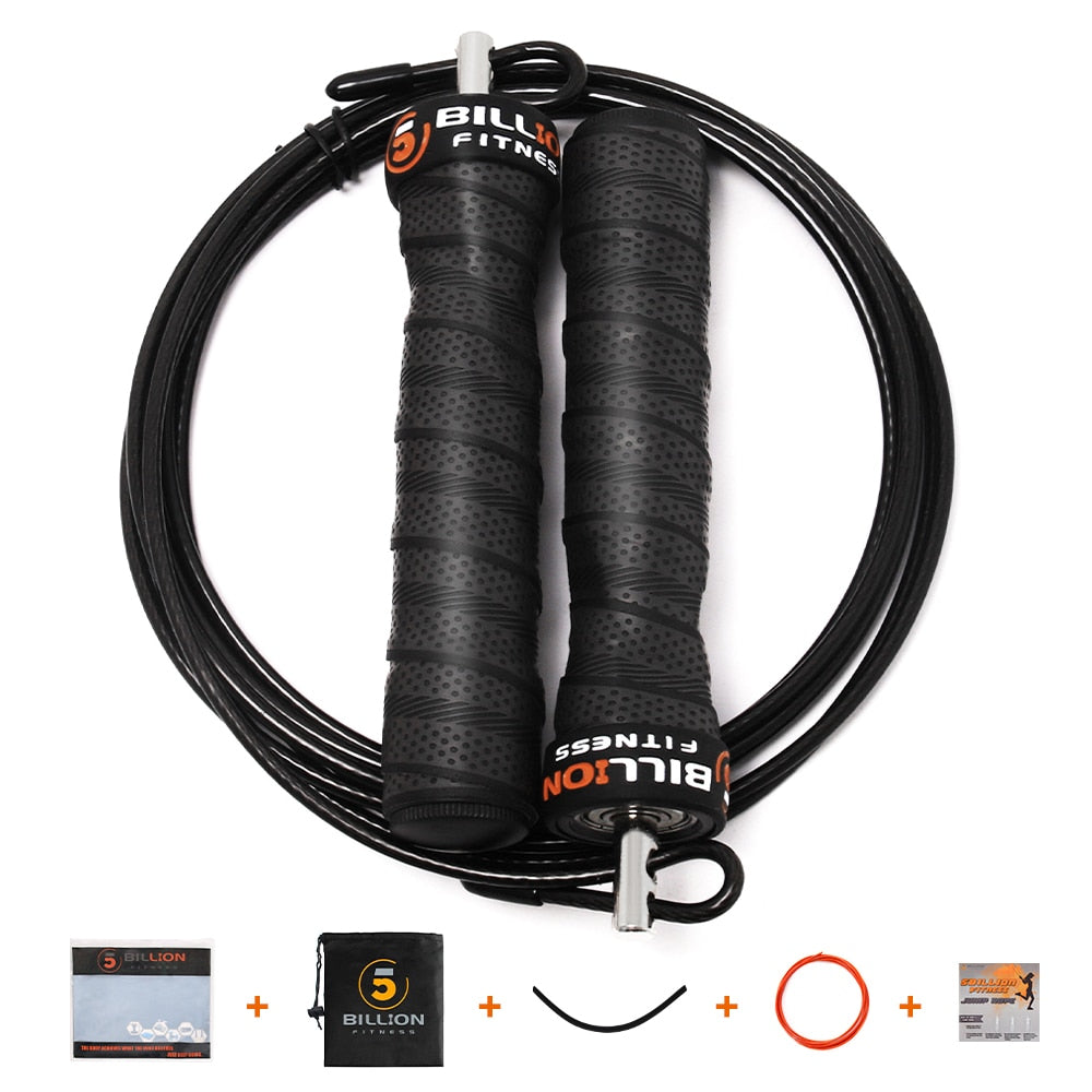 Crossfit-Jump-Rope-Speed-&-Weighted-Jump-Ropes-Adjustable-Wire-Skipping-Rope-with-Extra-Cable-Ball-Bearings-Anti-Slip-Handle