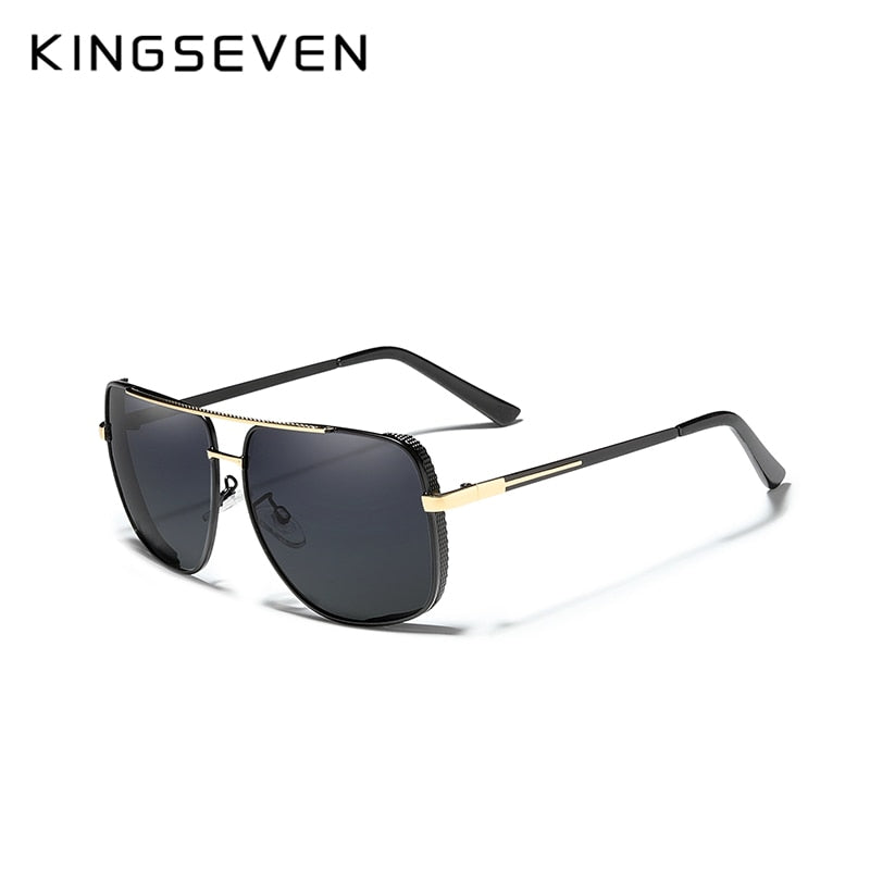 KINGSEVEN Design Sunglasses Men Night Vision Driving