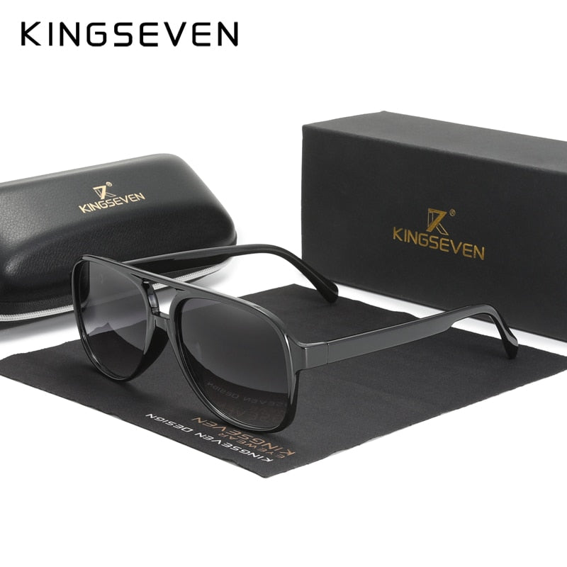 KINGSEVEN Retro Sunglasses 70s UV400