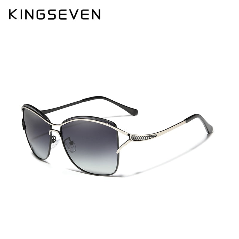 KINGSEVEN Sonnenbrille für Frauen - elegante Designer Mode mit Box