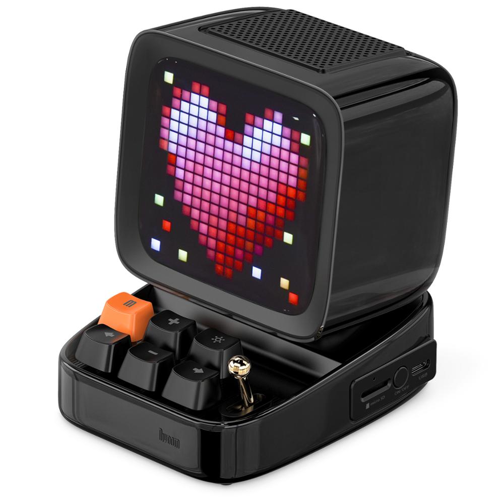 Divoom-Ditoo-Retro-Pixel—Tragbare-Retro-Bluetooth-Pixel-Art-Lautsprecher