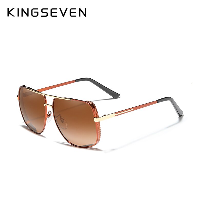 KINGSEVEN Design Sunglasses Men Night Vision Driving