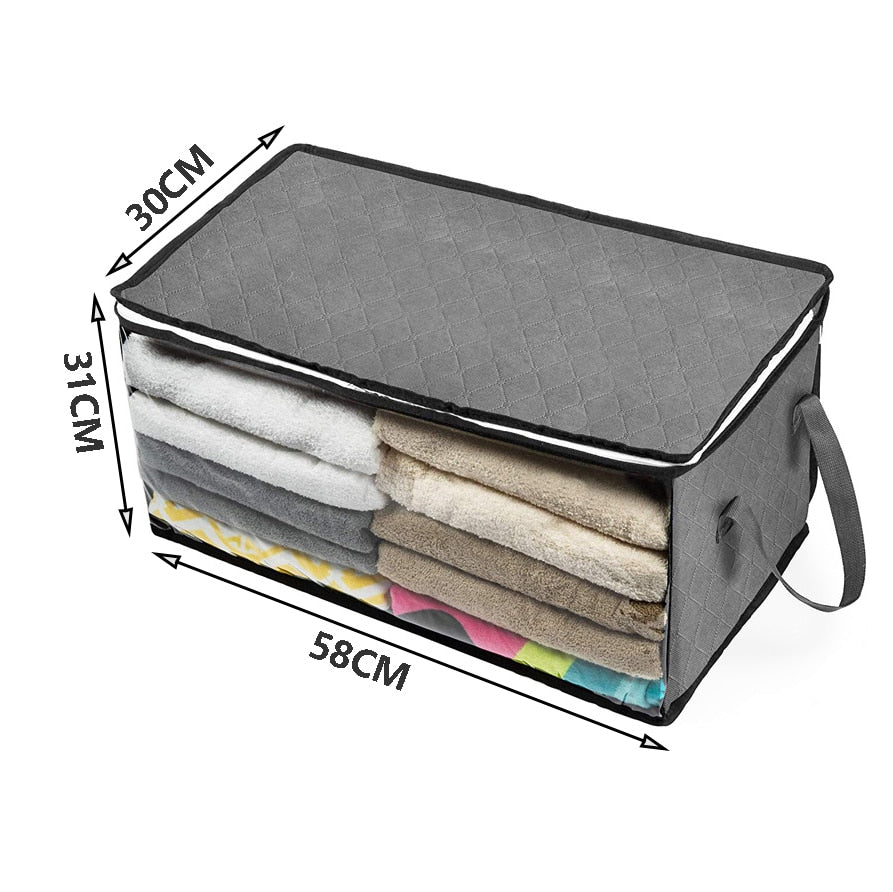 Faltbare-Tröster-Lagerung-Tasche-Haushalt-Kleidung-