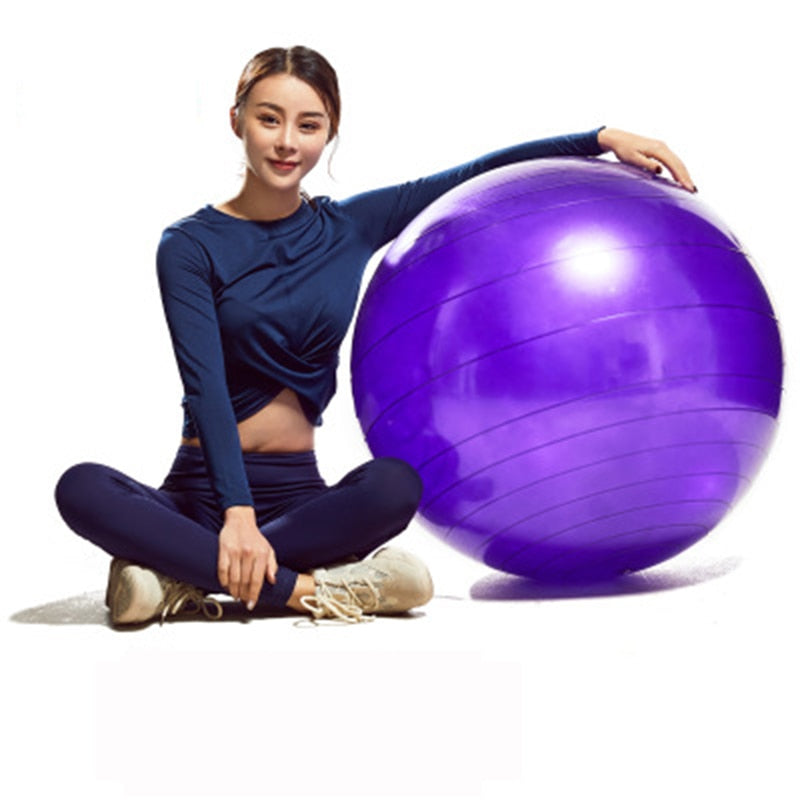 55/65/75/85/95-CM-Yoga-Ball-Pilates-Fitness-Balance-Ball-Gymnastic-Pregnant-Woman-Delivery-Exercise-Fitness-Midwifery-PVC-Ball