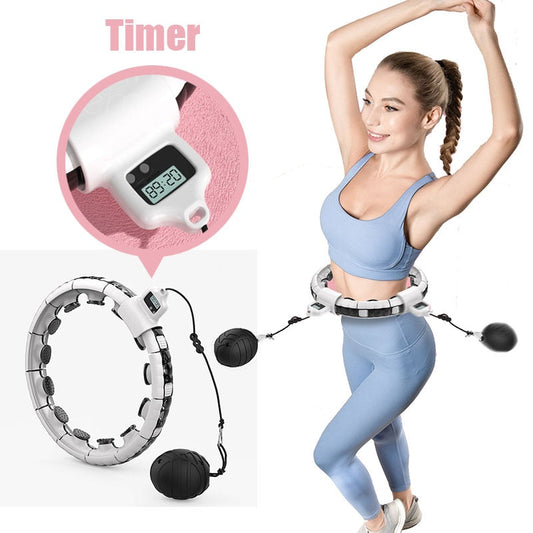 Smart-Sport-Hula-Hoop-Zählen-Fitness-mit-Massage-Ball