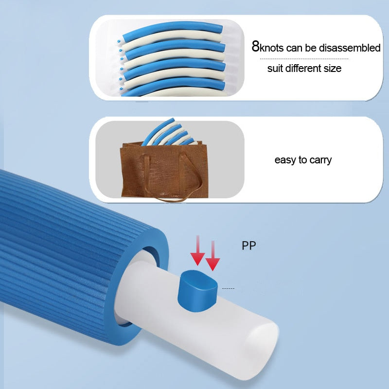 Gewichtete-Hula-Hoop-Bauchübung-Fitness-Kernkraft-Hoola