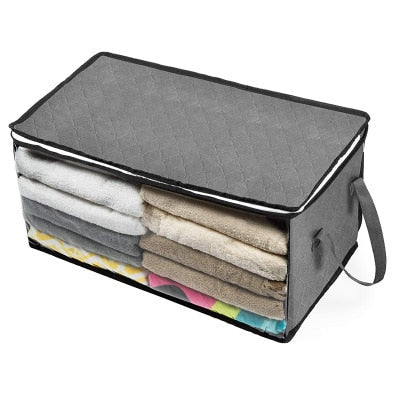 Faltbare-Tröster-Lagerung-Tasche-Haushalt-Kleidung-