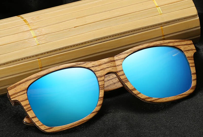 Handgefertigte Holz-Sonnenbrille für Frauen und Männer