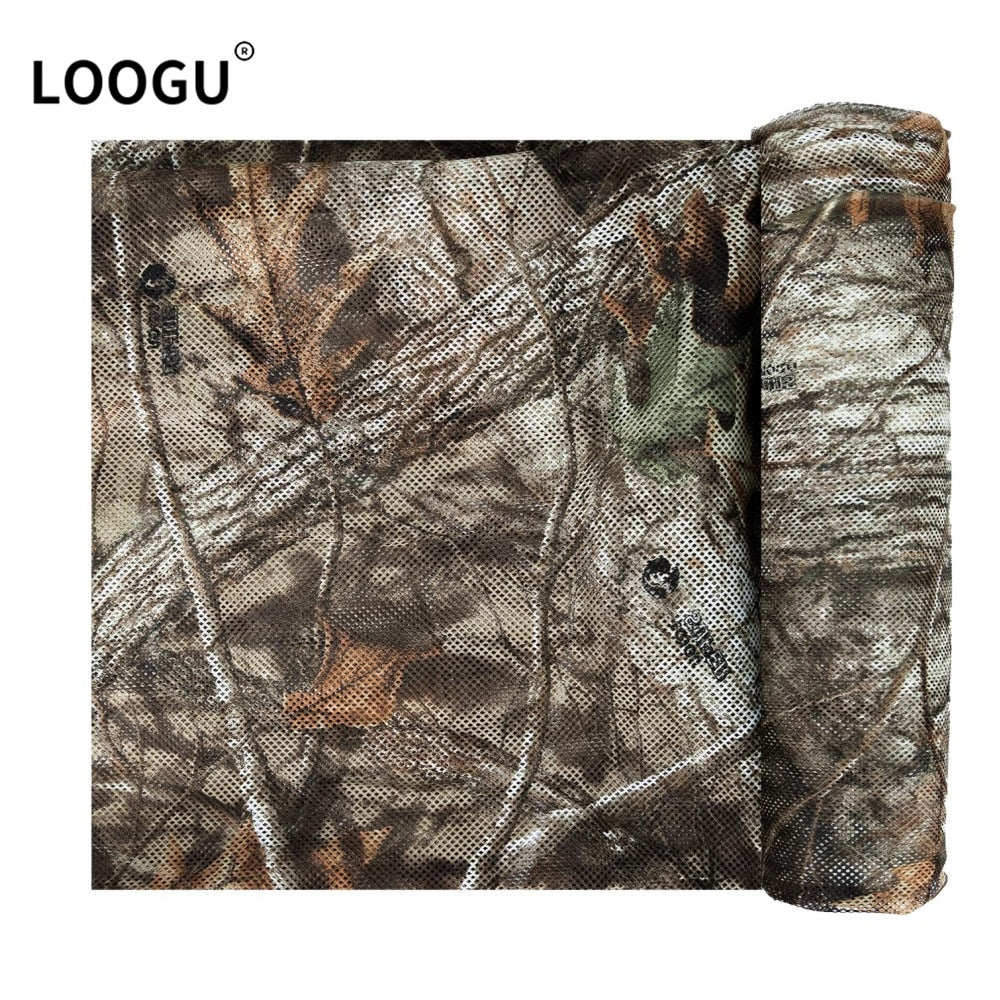 LOOGU Durable Camo Net Awning for Hunting Outdoor Camping