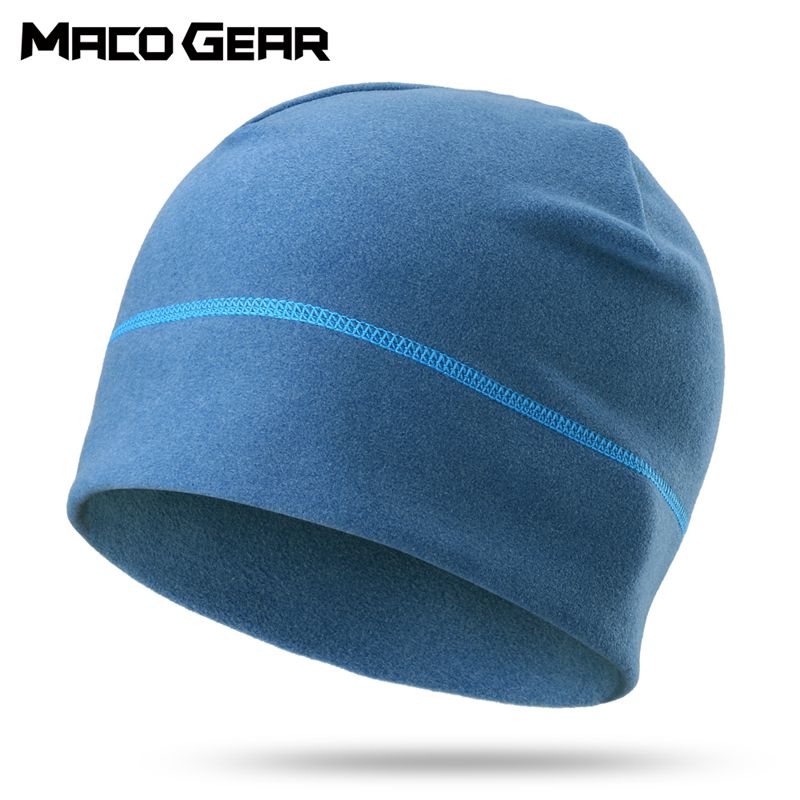 Winter Fleece Mützen Fahrrad Sport Tennis Fitness Winddichte Mütze Stretch Laufen