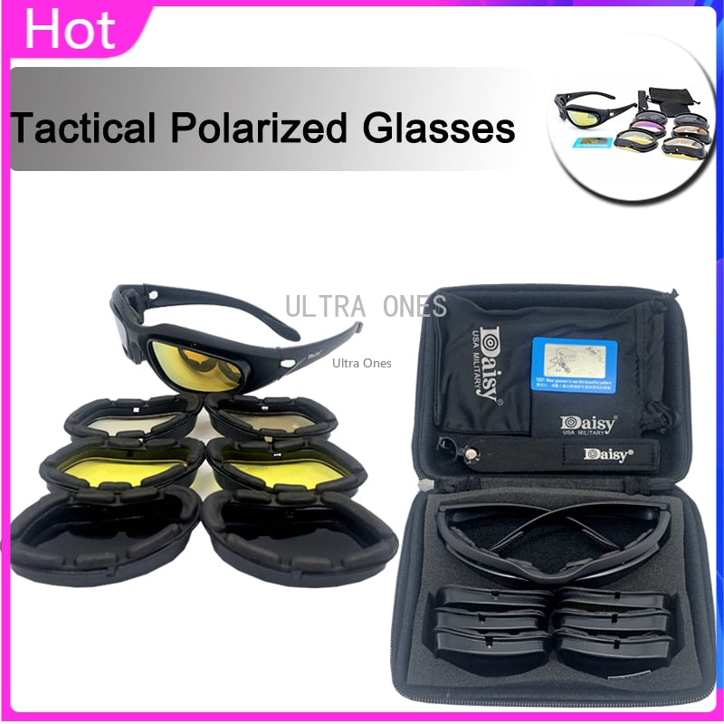 Daisy C5 Tactical Glasses Polarized Airsoft Paintball Shooting Military Goggles Outdoor