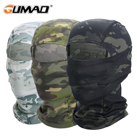 Multicam Camouflage Balaclava Vollgesichtsmaske Maske Tactical Airsoft Cap Männer
