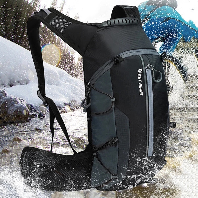 WEST BIKING Waterproof Bicycle Bag Portable Reflective Sport Cycling Backpack Outdoor Hiking Climbing MTB Bike Accessories