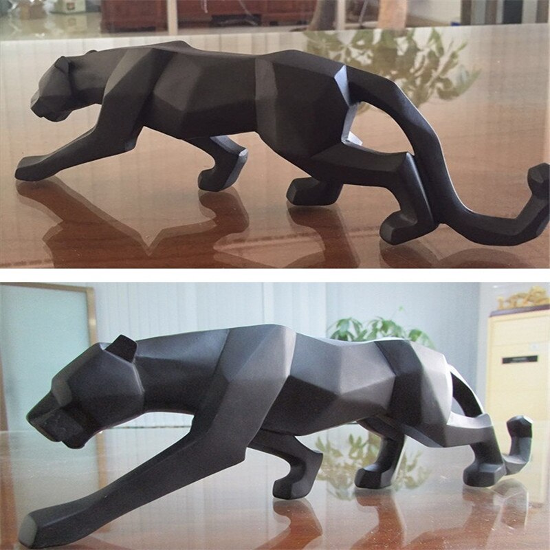 New-2020-Leopard-Statue-Figurine-Modern-Abstract-Geometric-Style-Resin-Panther-Animal-Large-Ornament-Home-Decoration-Accessories