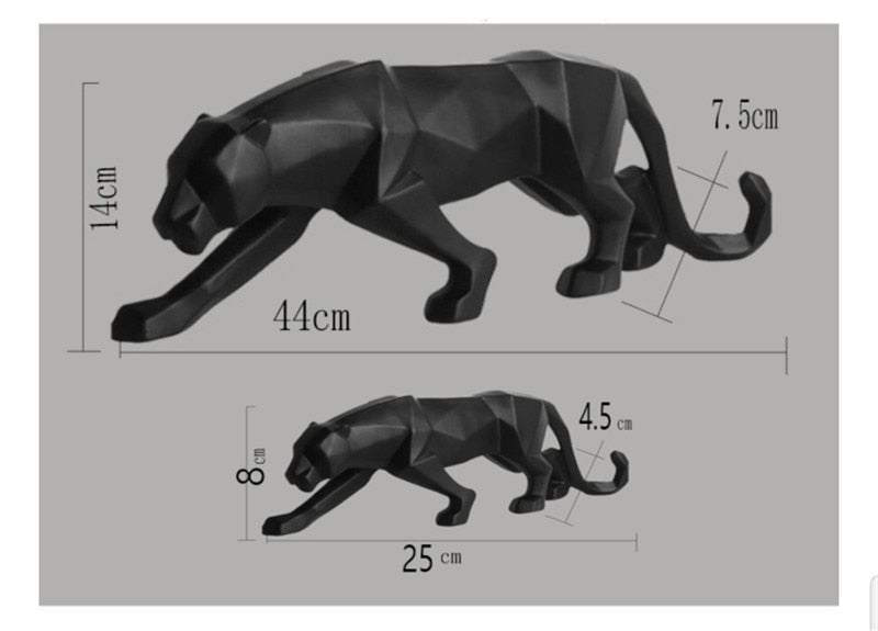 New-2020-Leopard-Statue-Figurine-Modern-Abstract-Geometric-Style-Resin-Panther-Animal-Large-Ornament-Home-Decoration-Accessories