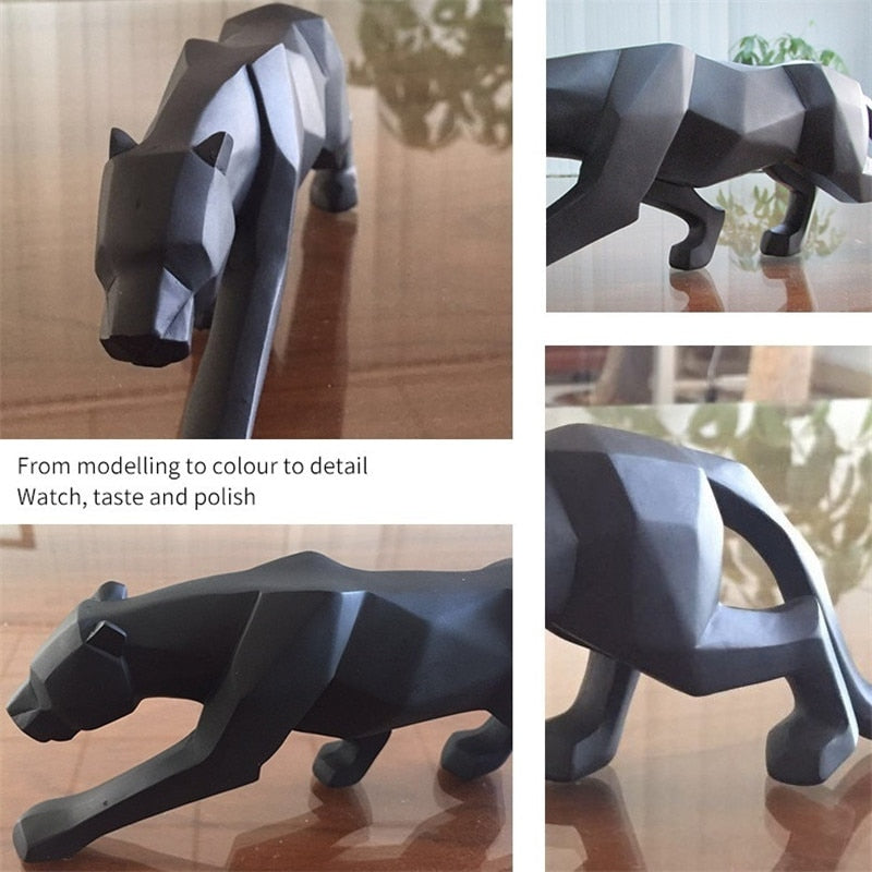 New-2020-Leopard-Statue-Figurine-Modern-Abstract-Geometric-Style-Resin-Panther-Animal-Large-Ornament-Home-Decoration-Accessories